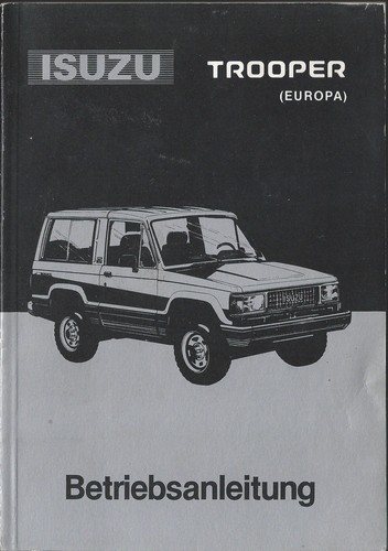 Isuzu trooper - trooper, 1