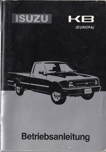 Isuzu bedienungsanleitung - kb,