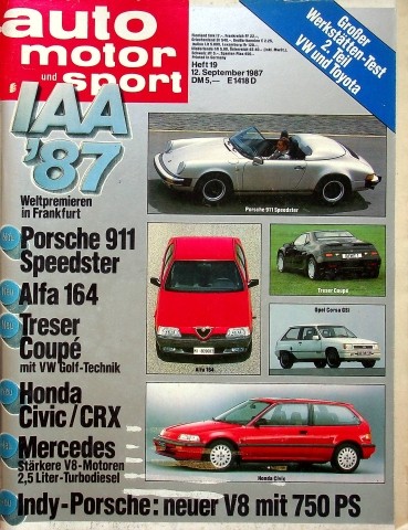 Auto motor sport - motor, ams
