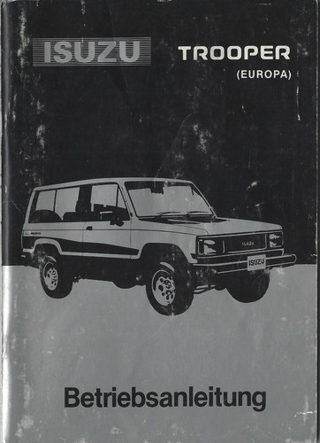 Isuzu trooper - trooper, 1