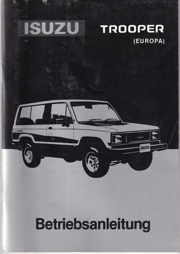 Isuzu trooper - trooper, 1