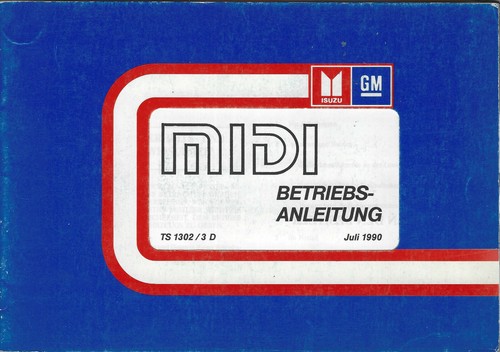 Isuzu midi betriebsanleitung - ,