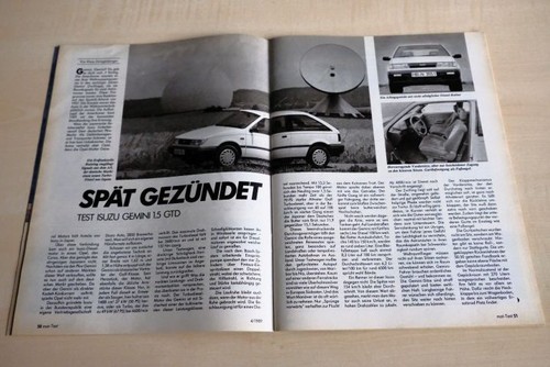 Mot 1989 isuzu gemini - 04/1989, 1.5