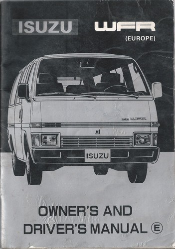 Isuzu wfr owner and - owner´s,